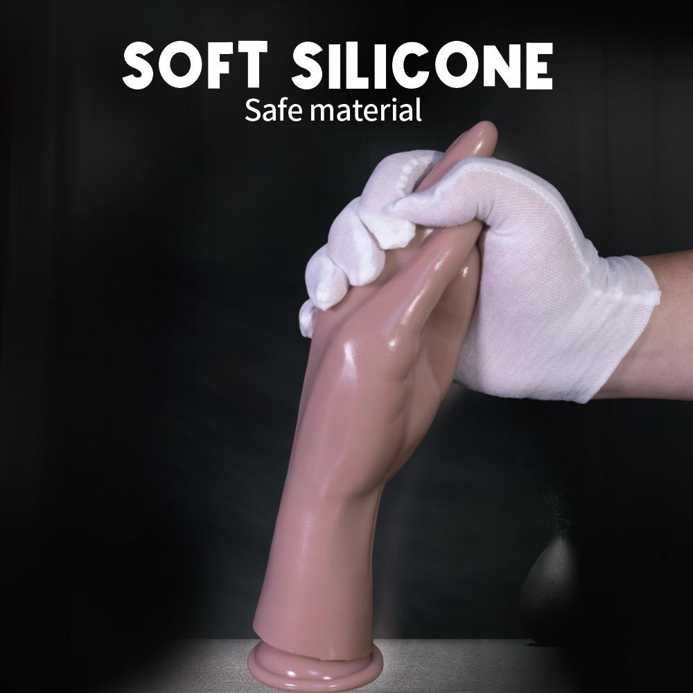 Silikon Elektrisch Teleskopisch Vibrierend Heizend Hand Simulation Masturbation Dicke Faust Analer Stöpsel Phallus