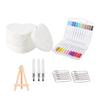 Magic Paint Art 3D Drawing Set Canvas Sponge Puffy Popcorn  Foam Texture Painting Kit DIY Bubble Drawing Pen Supplies