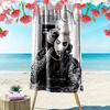 Lady Gaga Bold Print Beach Towel, Large Soft Quick Dry Towel for Beach Camping Swimming