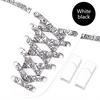 1Pair Magnetic Lock Shoelace Without ties Colorful Flower No tie Shoelaces Kids Adult Elastic Laces Sneakers Shoe Accessories