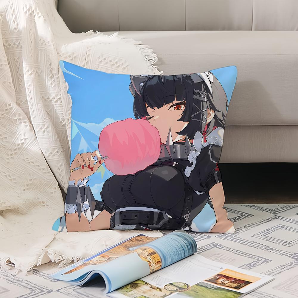 Game Zenless Zone Zero Ellen  Pillow Case Office Cushions Suitable For Sofa Car Bedroom Decorative Cushion Cover