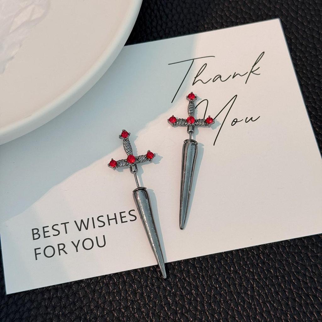 Retro Gothic Punk Bat Skull Spider Pumpkin Halloween Earrings