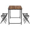 Ensemble camping pliant - SPRINGOS - CS0180 - format valisette - 4 chaises - table réglable 3 hauteurs