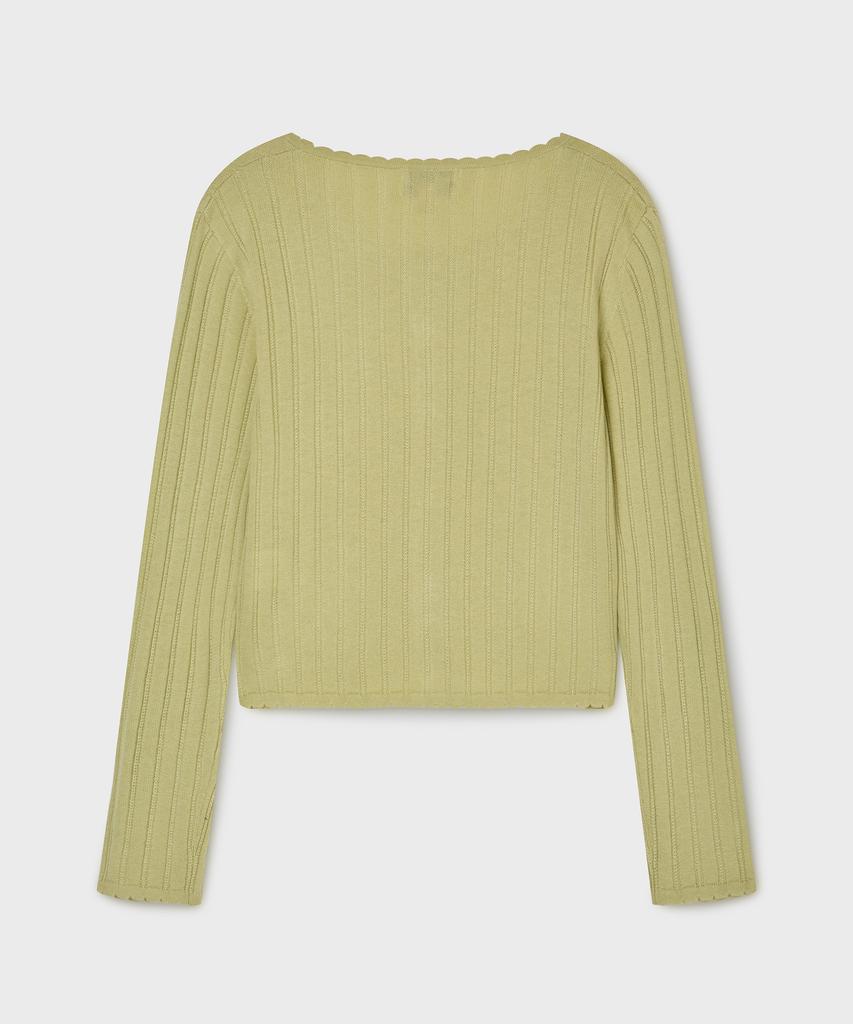 WHO.A.U Skashi Ribbon Cardigan / Whckg2443F