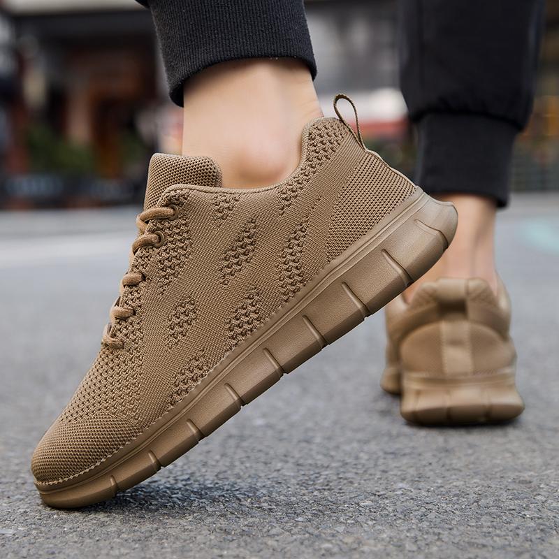 

Damyuan Mens Sneakers Vulcanized Shoes Non Slip Lace up Loafers Comfortable Outdoor Men Activities Training Sneakers 40 коричневый