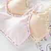 9-12 Years Old Pure Cotton Puberty Training Camisole, Comfortable Developmental Underwear for Primary School Girls