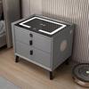 Luxe Smart Bedside Table with Wireless Charging and Storage