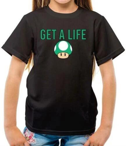 

Get Un Life - T-Shirt - Mario - Game - Gamer Smanettone - Nerd 150