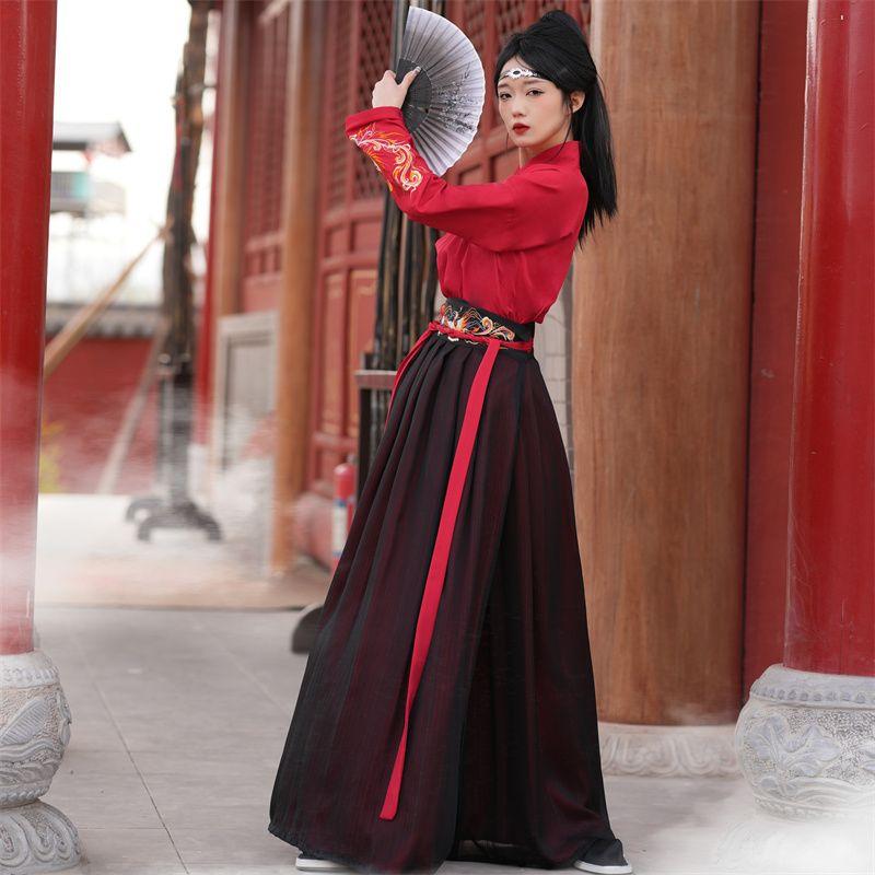 Men's Clothing Hanfu Martial Arts Style Chivalrous Handsome Men's Suit