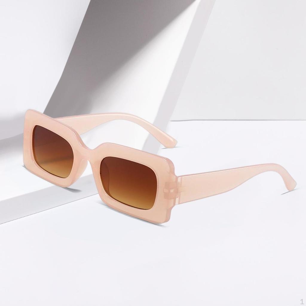 Fashion Driving Glasses Outdoors Eye Sun Protect Summer Rectangle Sunglasses for Women Men