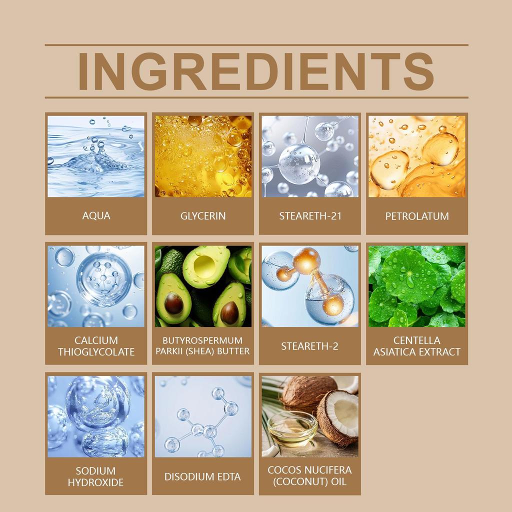 Hoygi Crema Depilatoria Viso al Cocco – Depilazione Delicata Veloce Indolore per Donne Uomini Viso Labbro Superiore Mento Baffi Senza Strumenti Cura Quotidiana100g