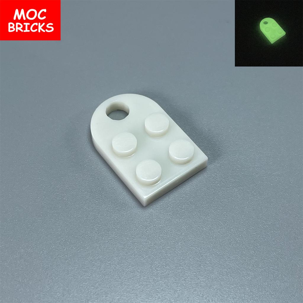 Non-Toxic 100Pcs Moc Bricks Plate 2X3 Modified With Hole 3176 Coupling Assemble Particles Model Educational Toy Gift For Children