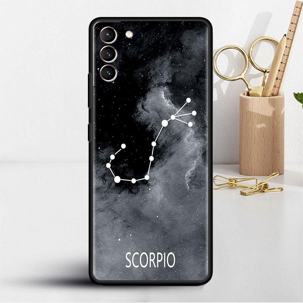 Etui na Samsung Galaxy S20 S22 Ultra S21 FE S10 S9 Plus Note 20 10 Lite 9 Miękkie etui na telefon Muszla Dwanaście Konstelacji