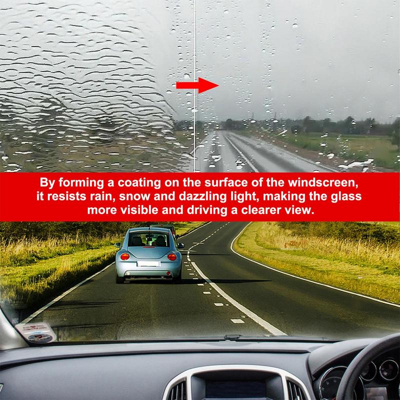 Glass Coating Cleaning Paste 100ml Hydrophobic Auto Glass Coating For Windshield Oil Film Cleaner Protective Layer