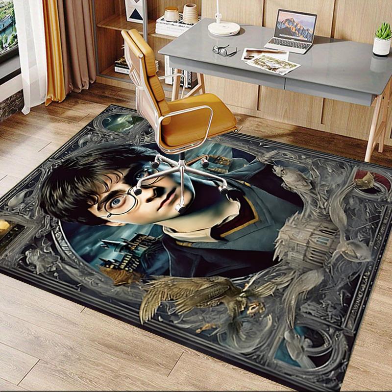 1pc Hogwarts School of Witchcraft and Wizardry Carpet, for Home & Office Decor, Desk Chair Carpet, Festive GiftL1462