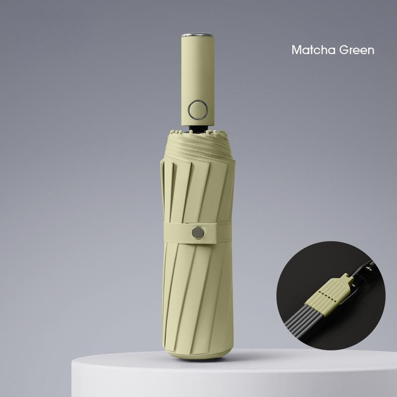 264 Bone Automatic Umbrella For Women'S Weather And Rain Special Folding Plus Size Men'S Storm-Resistant Reinforced Umbrella