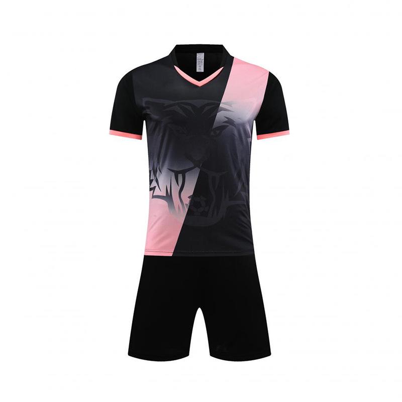 Girls' School Football Team Uniform Set - Short Sleeve Jersey & Shorts for Training