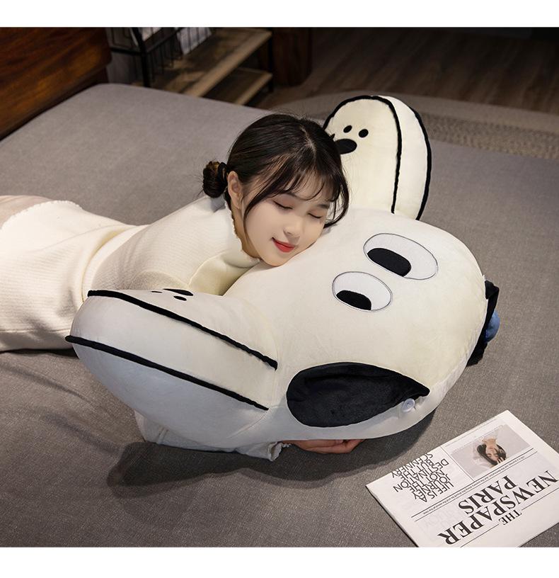 Cartoon Headboard Large Backrest Pillow for Student Dormitory: Soft Sofa, Bed, or Bay Window Reading and Lumbar Support Cushion
