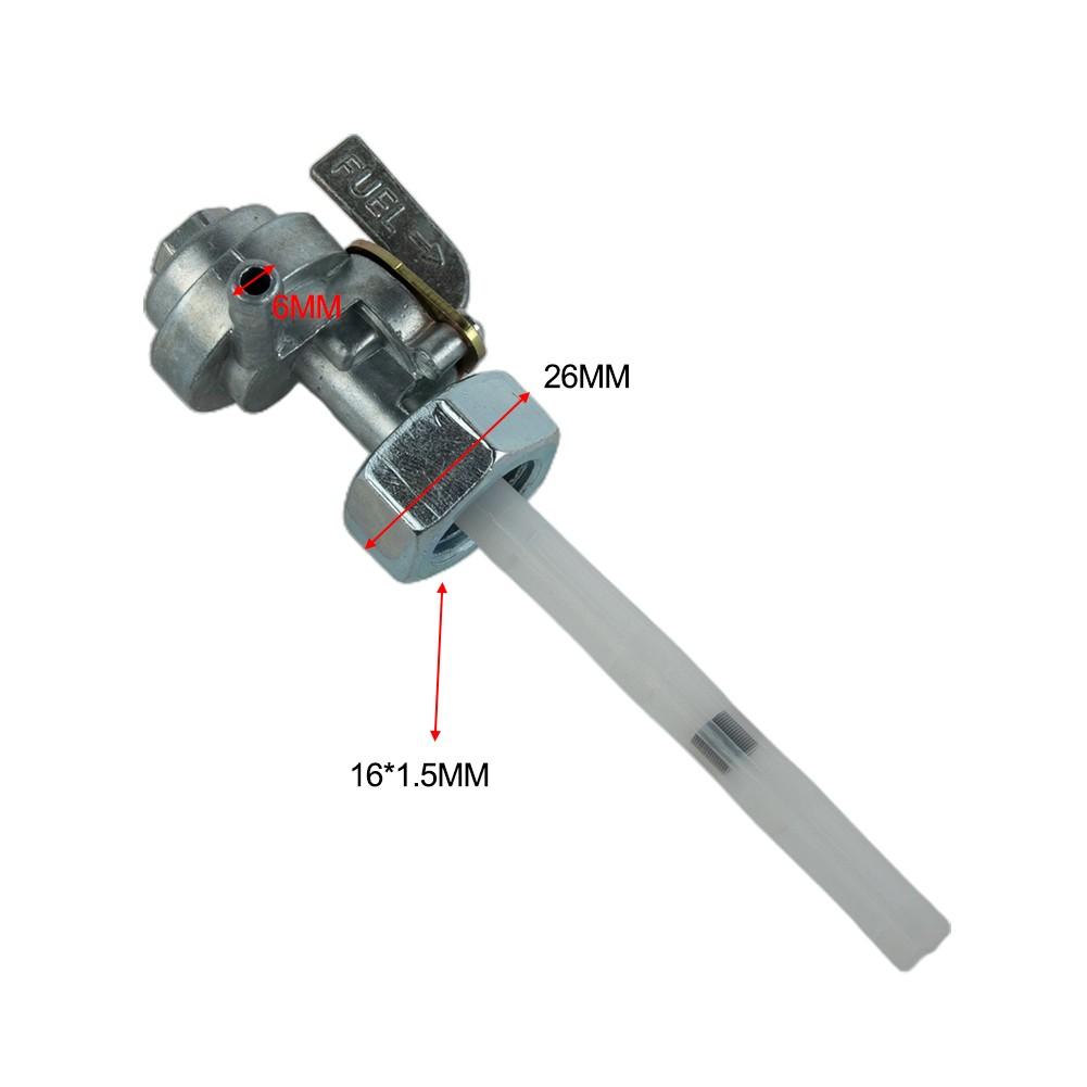 Switch Valve Fuel Switch 1 Pc 16 X 1.5 Mm Accessories Parts White