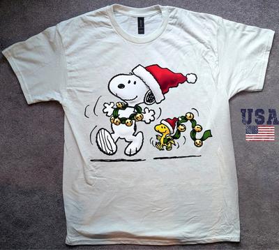 Funny Snoopy Christmas Shirt, Happy Peanuts Christmas TShirt - Multicolors S-5XL Unisex T-Shirt