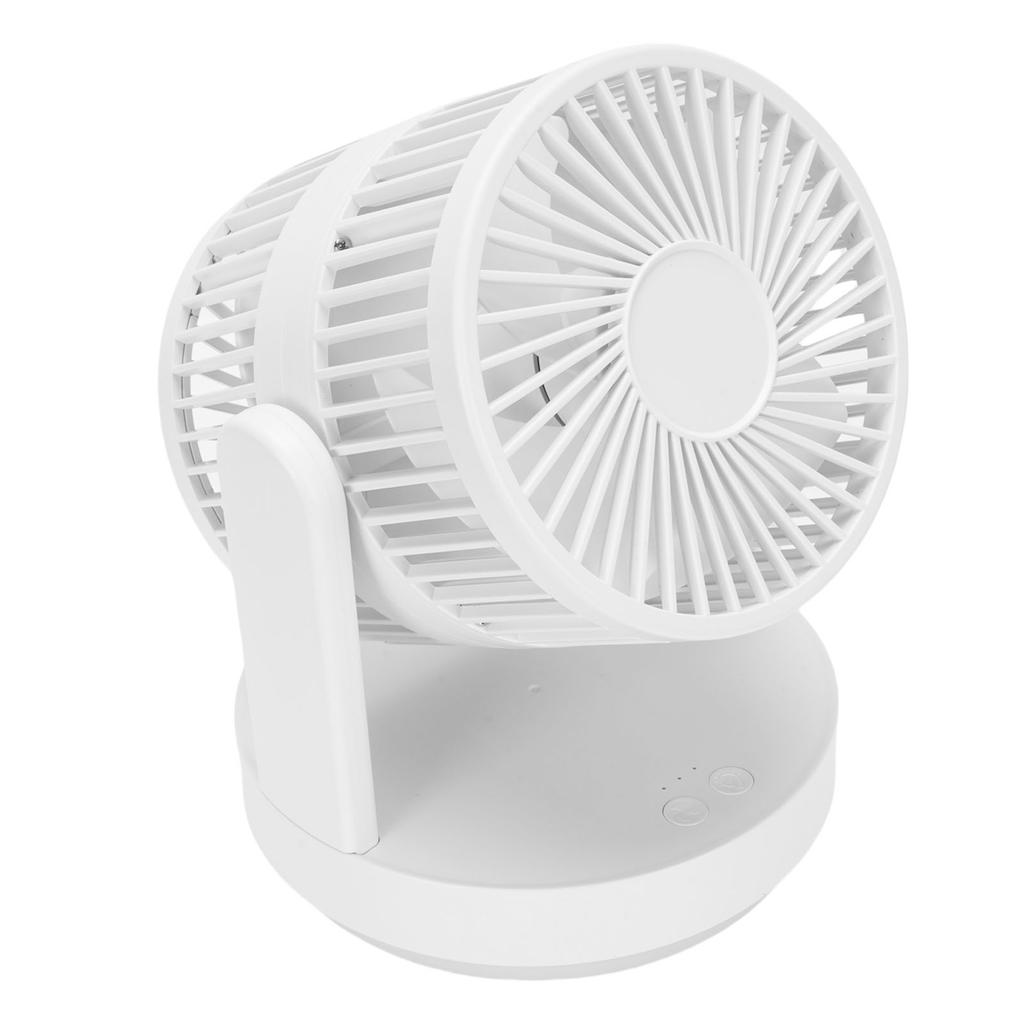 Desk Fan 3 Speeds   Rechargeable Desktop Oscillating   Circulator Fan with Night Light for Home Bedroom