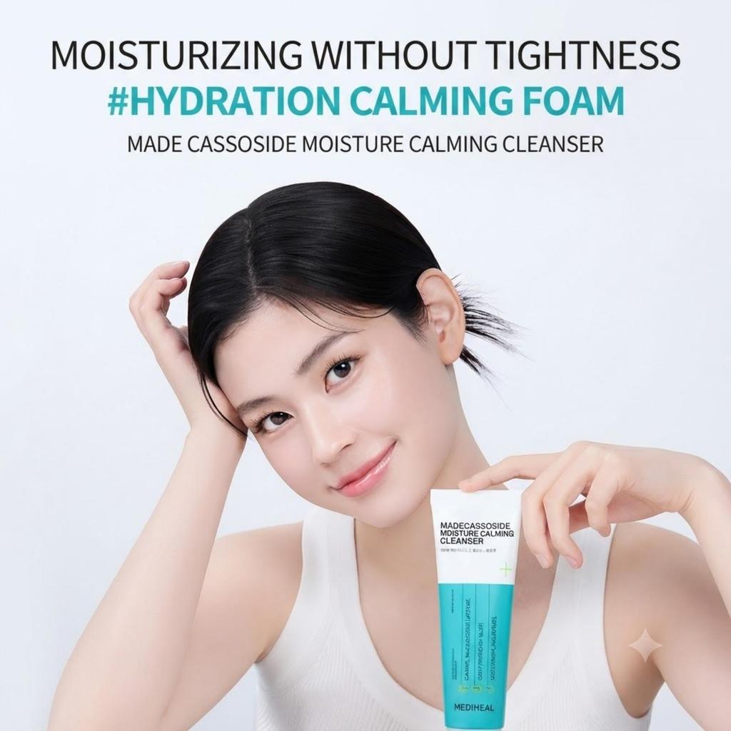 MEDIHEAL Madecassoside Moisture Calming Cleanser 120ml
