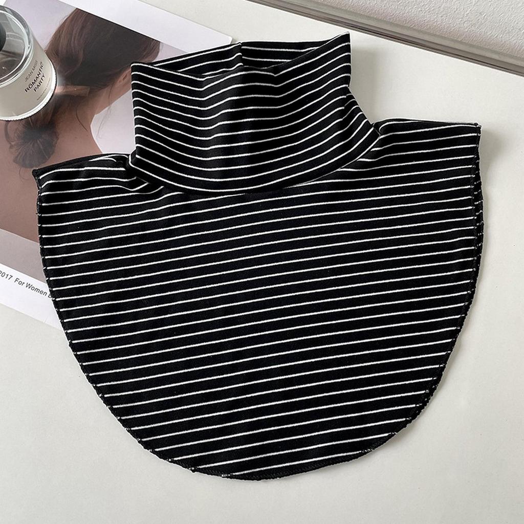 Ženy muslimské modální rolák falešné obojky islámský hidžáb elastické jednobarevné falešné límce krk kryt poloviční top příslušenství