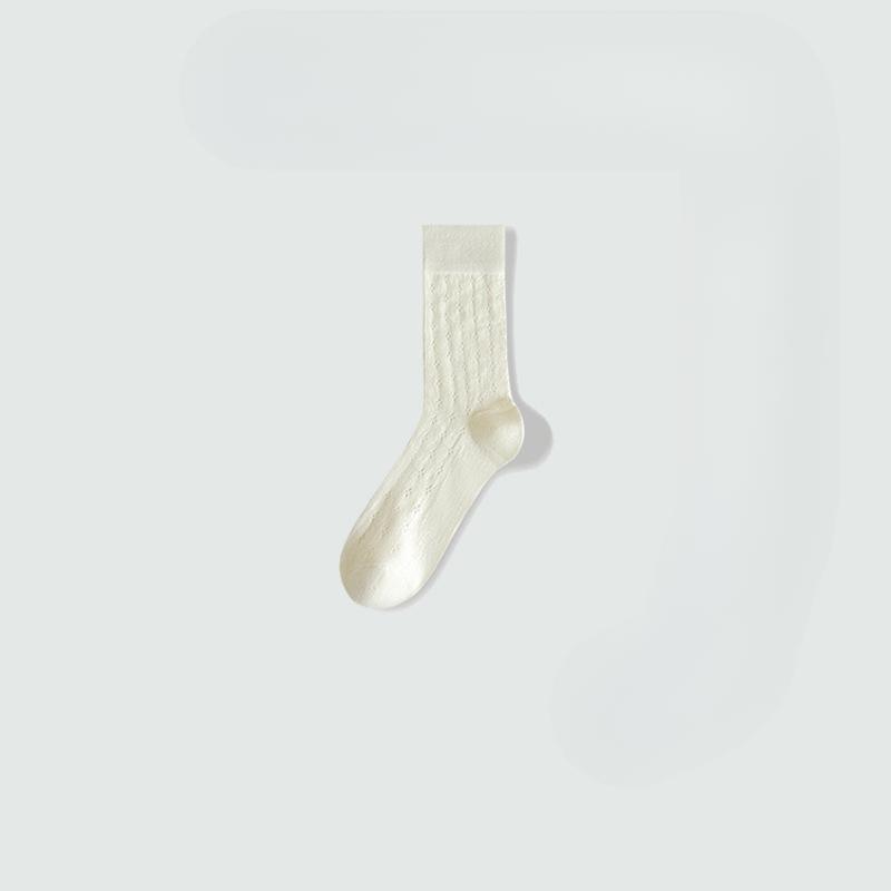 

Женские летние носки из чистого хлопка с перфорированной сеткой, дышащие, махровые 1 pair