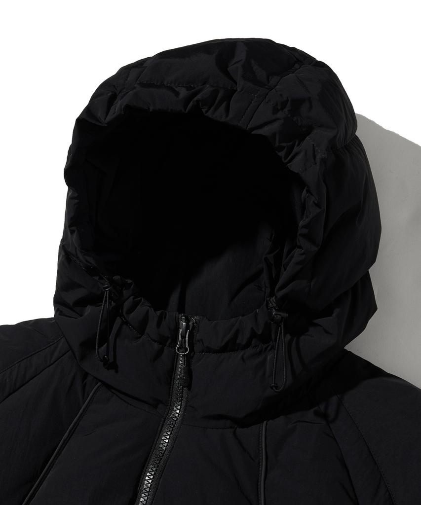 BROWNBREATH Line Down Hoodie Puffer - Black