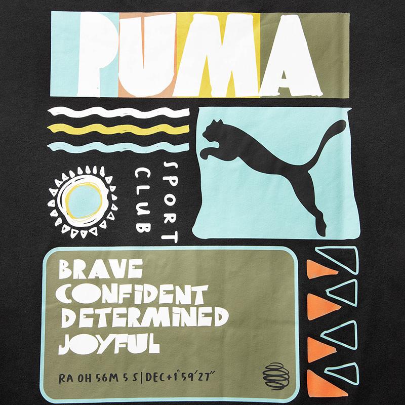 New PUMA HcRELAXED T Shirt Unisex Black 634162-01