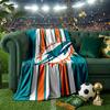 Dolphins Team Blanket Lightweight Flannel Bedding Blanket Perfect for Travel, Camping, Living Rooms, Offices, Sofas, Fan Christmas gift