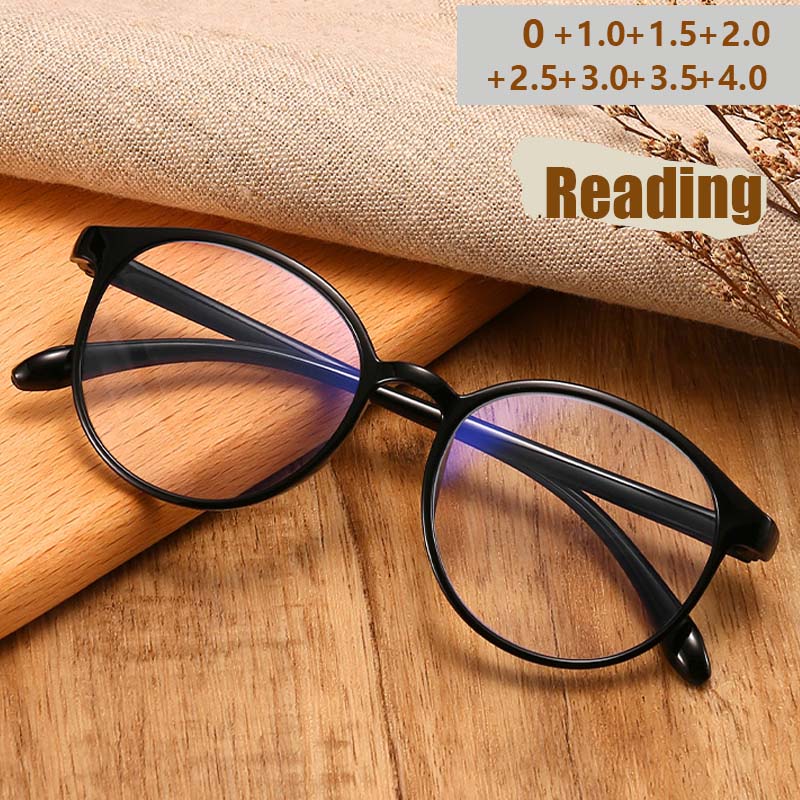 Retro And Trendy Reading Glasses New Trendy Reading Glasses Anti Blue Light Reading Glasses Presbyopia Glasses 8010