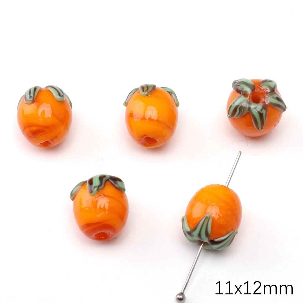 Glass Beads Fruit Charm For DIY Necklace Bracelet Earrings Jewelry Making Craft Accessories
