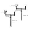 Fishing Rod Support Holder Bar Rod Support Bar Holding 2 Fishing Rods (Fishing Rod NOT Include)