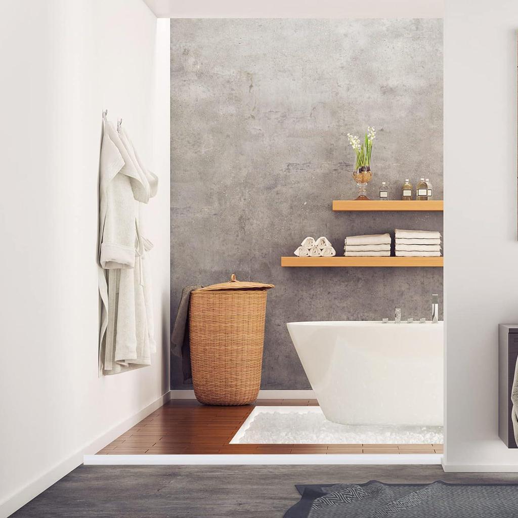 Waterproof Self-Adhesive Quarter-Round Corner Baffle for Showers, Kitchen Countertops & Sinks