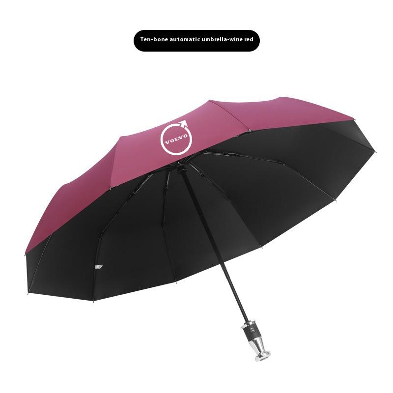 ar Automatic Folding Windproof Sunshade Umbrella For Volvo XC40 XC60 XC70 XC90 C30 C70 S40 S60 S80 S90 V40 V50 auto Accessories