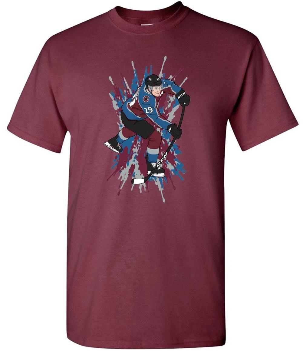 Nathan MacKinnon Spray Paint Avalanche Shirt T-Shirt Adult 2XL S