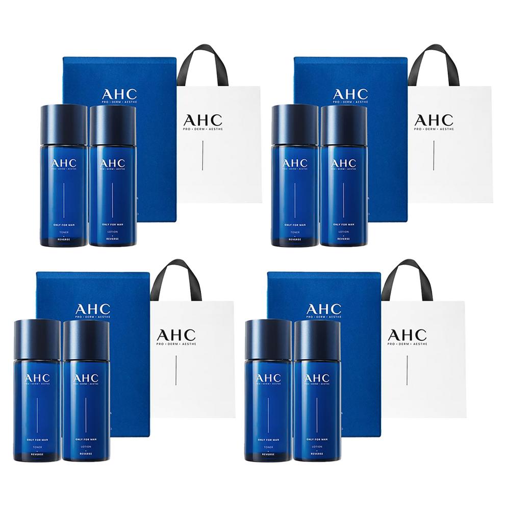 AHC Only For Men Skincare 2 Set + Shopping Bag, 4 Set