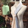 Fashion Creative Scarf Thin Linen Shawl Gradual Change Color Style Pure Linen Women'S Scarf Direct Supply
