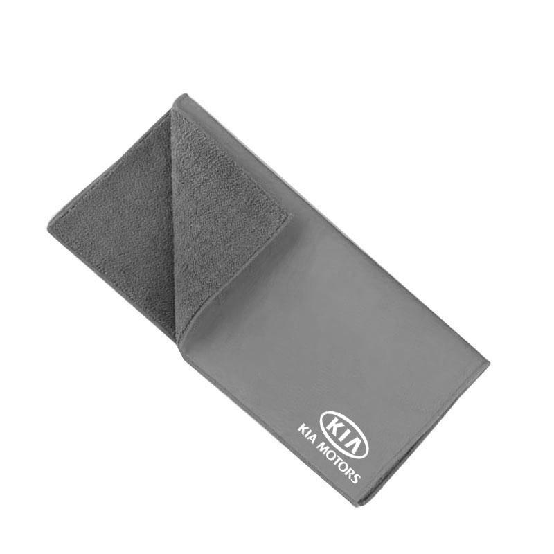 

2026 Hot Car Sticker Car Washing Towel Suede Coral Double-sided Car Cleaning Cloth For Kia Sportage Cerato Optima K2 K3 K4 K5 Ri 30x30cm