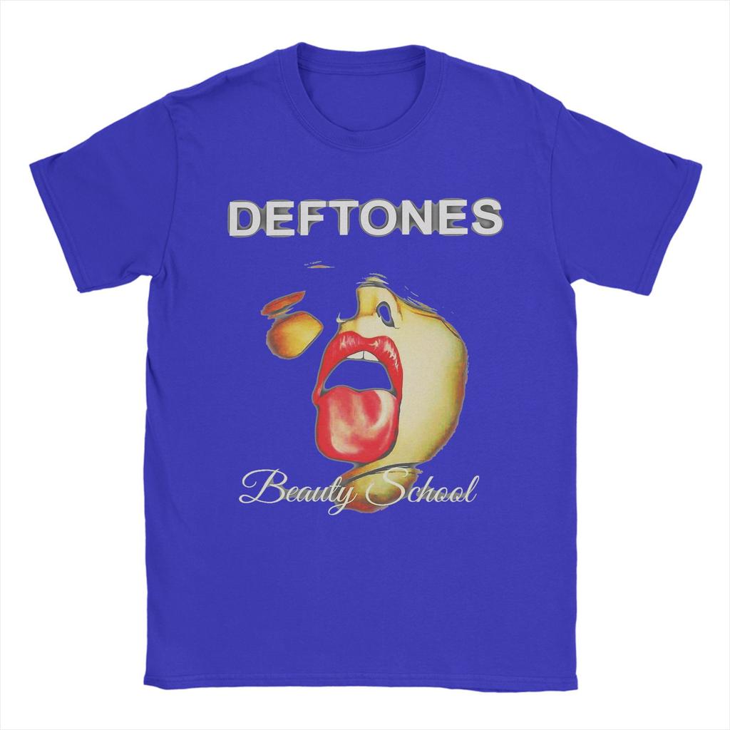 Leisure Deftones T-Shirt for Men Crewneck Cotton T Shirts  Short Sleeve Tees Birthday Gift Clothing