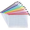 Cosmetic Makeup Bags Mesh Zipper Pouch Paper Organizer File Organizer  School Office Supplies