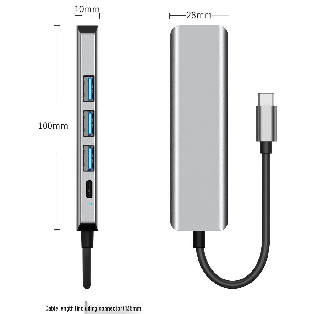 4K HD USB-C Laptop Docking Station Hub Converter
