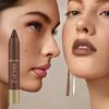 6-Color Chocolate Shaded Matte Lipstick - Rich & Dense Texture, Vibrant Long-Wear, Easy Lip Contouring Lip Gloss Lip Makeup