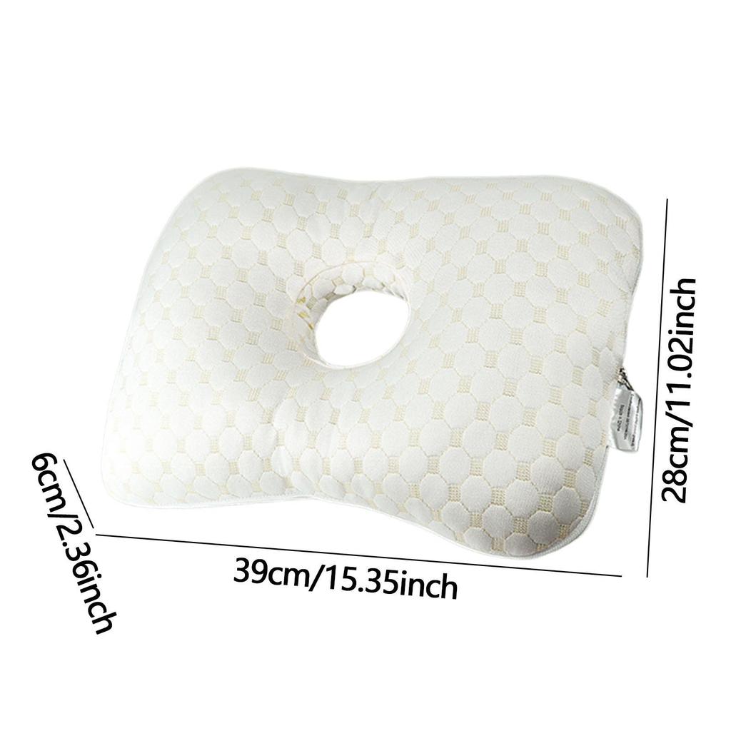 PP Cotton Milk Silk Side Sleeper Ear Pillow Adjustable Guard Protector Portable Sleeping Cushion for Neck Relief Home Use