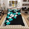 Homewish Cartoon Chic Flower Duvet Cover Set,Outer Space Planet Jungle Mushroom Bedding Set,Dreamy Stars Moon Bed Set