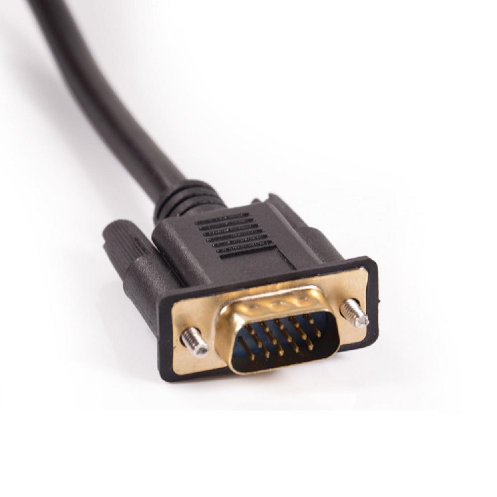 1.5m VGA to 3 RCA Male Cable Component AV TV Out Adapter Converter PC Video Cord