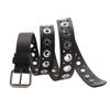 Punk style metal hollow belt fashion niche pin buckle women's belt non-punching decorative jeans belt women