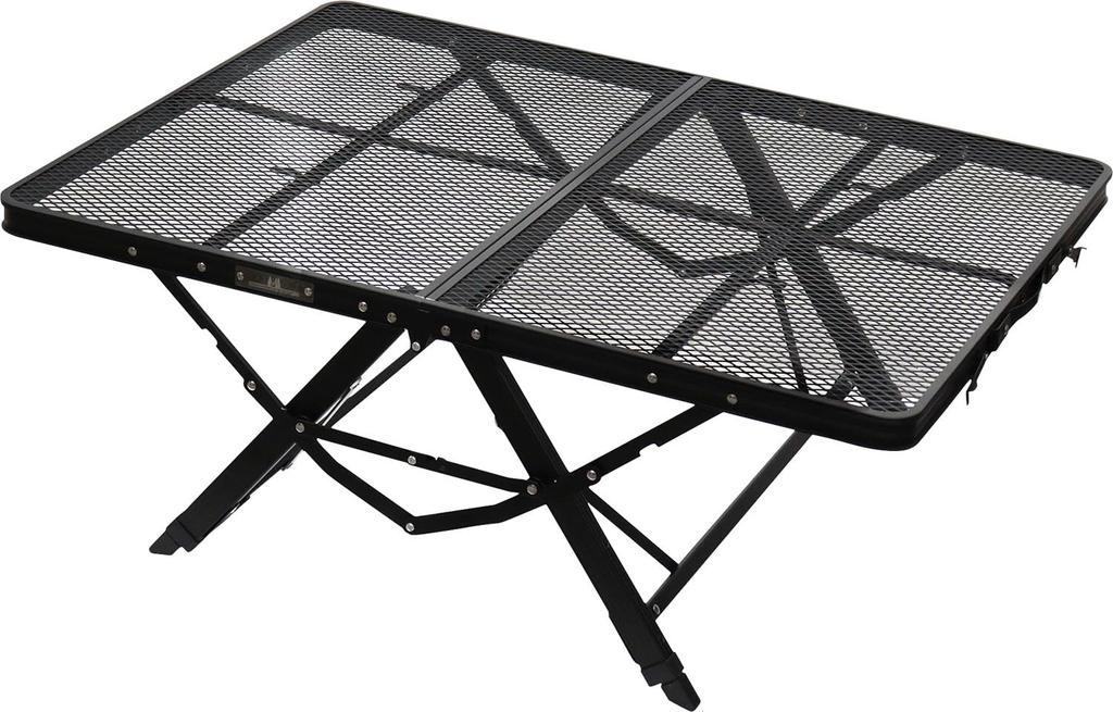ogawa Outdoor Desk 3 High Low Table Tough Mesh II Black 1991