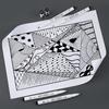 9pcs/Set Precision Black Ink Needle Pens for Hand-Drawn Sketch Architectural Drawing Comic Stroke Art & Drafting Set